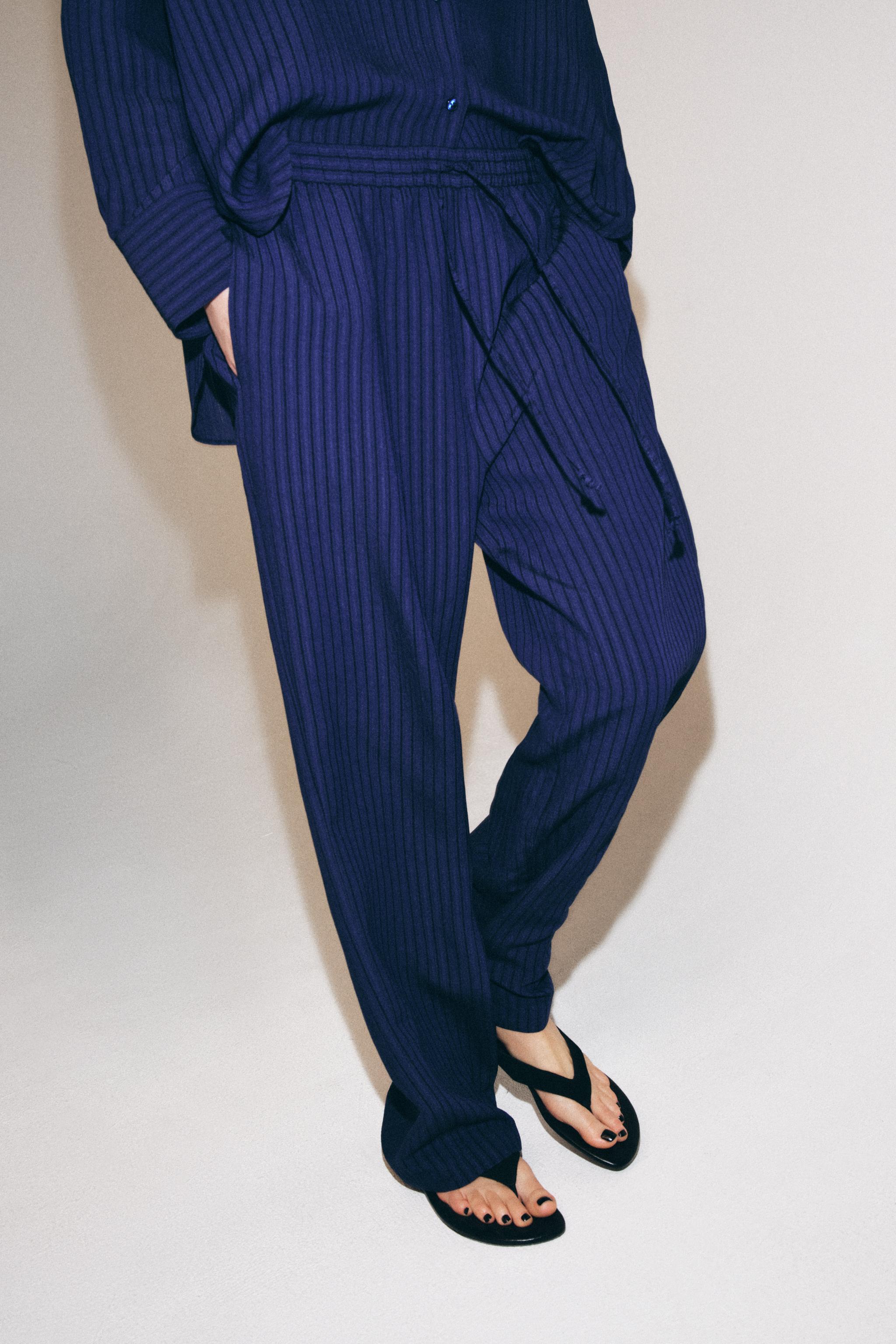 ZW COLLECTION TEXTURED PAJAMA PANTS